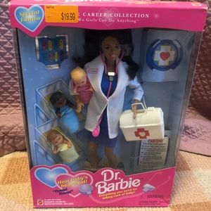 Dr Barbie Hear Baby’s Heart Beat career collection